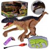 JOKO RC Dinosaurus na diaľkové ovládanie so svetlom a zvukom, hnedý