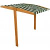 Strieška pre detské drevené pieskovisko Baby Mix 120x120 cm zeleno-biela