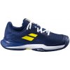 Detská tenisová obuv Babolat Jet Mach 3 Junior AC Boy Sodalite Blue EUR 33