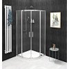Gelco SIGMA SIMPLY štvrťkruhový sprchový kút 100x100 cm Číre/Chróm R550 Posuvné dv. SPH GS5510