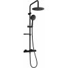 Mexen KX67 sprchový set s termostatickou batériou Kai, čierna, 771506791-70
