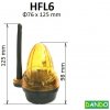 HFL6 - rozmer Ø,76 x 125mm, 12/24/230V, AC/ DC,svietivosť 739 lux