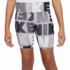 Nike elastické DF ONE BKE SHRT LOGO PRNT sivá