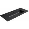 GSI PURA keramické umývadlo Slim 102x46cm, čierna mat SPH 8886126