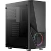 Aerocool Zauron Čierna AEROCOOL Produktová farba: Čierna, Počet portov USB 3.2 Gen 1 (3.1 Gen 1) typu A: 2, Typ: PC, Podporované základné dosky: ATX, micro ATX, Mini-ITX, Počet pozícií pre 3,5