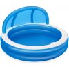 Nafukovací bazén 241 x 241 x 140 cm modrý Bestway 54337