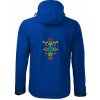 Folklórna bunda pánska softshellová s výšivkou vzoru ADAM folk vpredu a vzadu - Micro fleece Farba: 05-kráľovsky modrá, Veľkosť: L