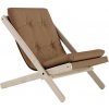 Karup deckchair BOOGIE - lehátko (skladacie) 65x88x75 cm mocca neošetřené (bez oleja, bez laku)