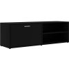 TV stolík čierny 120 × 34 × 37 cm drevotrieska