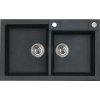 Granitový drez ALVEUS Rock 90 Black 91 780 x 480 mm 1090960