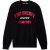 CCM mikina Athleisure Fleece Crewneck SR čierna Senior