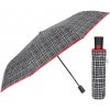 Perletti 26369 deštník dámský skládací černo bílý