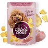 Delickcious Adult Vločky s morčacím a tropickým ovocím v smotanovej omáčke 80 g