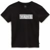 Vans Girls Easy Box Glitter Tee Black