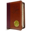 Biblia: ekumenická, so zipsom a indexmi - dvojfarebná, hnedá (stredná) - Božie Slovo na cestu životom, Jubilejný rok 2025 - s deuterokánonickými knihami