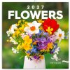 NOTIQUE Poznámkový kalendár Kvety 2027, 30 x 30 cm