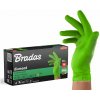 BRADAS BR-RWJNDGR9 Nitrilové rukavice DIAMOND, pevné, odolné chemikáliím, 50 ks, zelené - (Velikost: L (8–9))