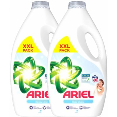 Ariel Sensitive Skin Clean & Fresh tekutý prací prostriedok 2 x 3 l 120 PD