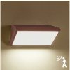 | Brilagi-LED Vonkajšie nástenné svietidlo so senzorom TRIANGLE LED/20W/230V hnedá IP65 | BRI550