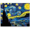 Maľovanie podľa čísel - Hviezdna noc II - Van Gogh - 50x40 cm, plátno vypnuté na rám - výroba CZ