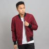 Urban Classics 2-Tone bomber jacket Burgundy