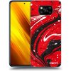 Picasee silikónový čierny obal pre Xiaomi Poco X3 - Red black