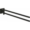 Grohe Start Cube - Dvojitý držiak uterákov, dĺžka 44 cm, matná čierna - 409762430