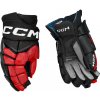 Hokejové rukavice CCM JetSpeed FT8 Pro Black/Red/White Junior 12 palcov