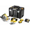 DeWALT DCK2012P2T Kombo sada (DCS570+DCS334+18V+2x5,0Ah) Tstak