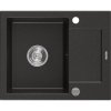 Mexen Enzo - drez granitový 57,6x46,5cm, 1-komorový, čierna-zlatá, 6506571005-75