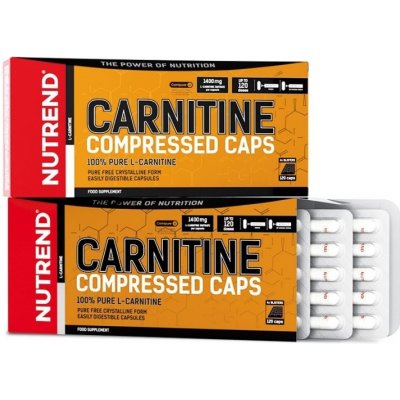 Nutrend CARNITINE COMPRESSED CAPS 120 kapsúl - 120 kaps.