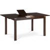 Autronic BT-6777 WAL Jedálenský stôl rozkladací 120+30x80x74 cm, doska MDF, dyha, nohy masív, orech