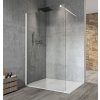 Gelco Sapho, VARIO WHITE jednodielna sprchová zástena na inštaláciu k stene, číre sklo, 900 mm, GX1290GX1015
