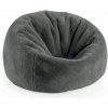 Sablio Sedací vak Cocoon SOFTY - Graphite - 75 x 45 x 35 cm