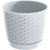 Prosperplast Ratolla round Drlo 16,5 cm biely