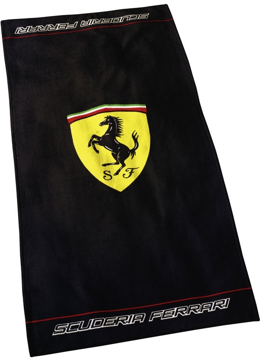 Osuška Global Labels Ferrari Logo black bavlna-froté 75x150 cm od 18,53 € -  Heureka.sk