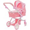 Baby Mix Kočík pre bábiky 2v1 Baby Mix Sophie pink 20C56089