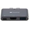 Canyon DS-1, Thunderbolt 3 Docking Station, 3 porty, 1xThunderbolt 3+1xUSB3.0+1xHDM (CNS-TDS01DG)