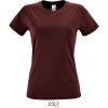 SOL's Collection Tričko Regent Women, krátký rukáv, dámské COT25182537003-burgundy L Burgundová