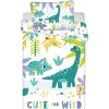 Jerry Fabrics obliečky do postieľky Dino Cute and Wild baby