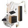 Comad OCEAN BLACK 82-60-2D Kúpeľňová skrinka, dvierka 60cm