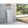 BESCO - Voľne stojace umývadlo ASSOS S-LINE Black&White KEASSLIVSBW