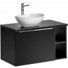 Súprava skrinka Comad Santa Fe Black SANTA FE BLACK 82-60-B-2S, doska na skrinku Comad Santa Fe Black SANTA FE BLACK 89-80-B, SANTA FE BLACK 81-01-A, UN-LOLA-GW