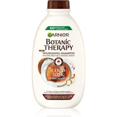 Garnier Botanic Therapy Coco Milk & Macadamia vyživujúci šampón pre suché a hrubé vlasy 400 ml