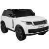 Detské elektrické auto Range Rover 4x4 s displejom a diaľkovým ovládaním – Biela