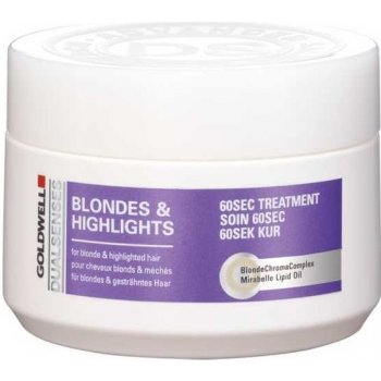 Goldwell Dualsenses Blondes & Highlights maska pre melírované vlasy (60sec Treatment for Blonde & Hightlighted Hair) 200 ml