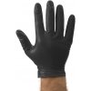 Rukavice nitrilové jednorázové, silnější vroubkované černé, velikost XL (50 ks) R RUK042-XL