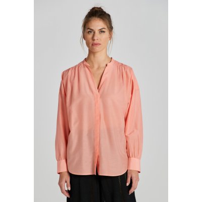 Gant rel cot silk blouse ružová