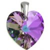 iŠPERKY Strieborný prívesok srdiečko Swarovski ID|106989