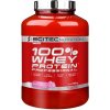 Scitec 100% Whey Protein Professional 2350 g - Čokoláda, Biela čokoláda, Jahoda